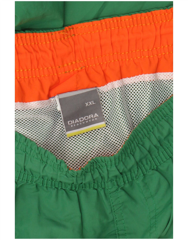 Diadora Mens Swimming Shorts 2XL Green Polyester