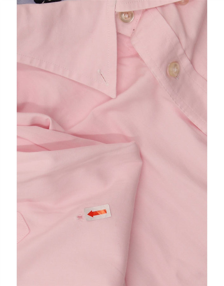 TOMMY HILFIGER Mens Shirt 2XL Pink Cotton
