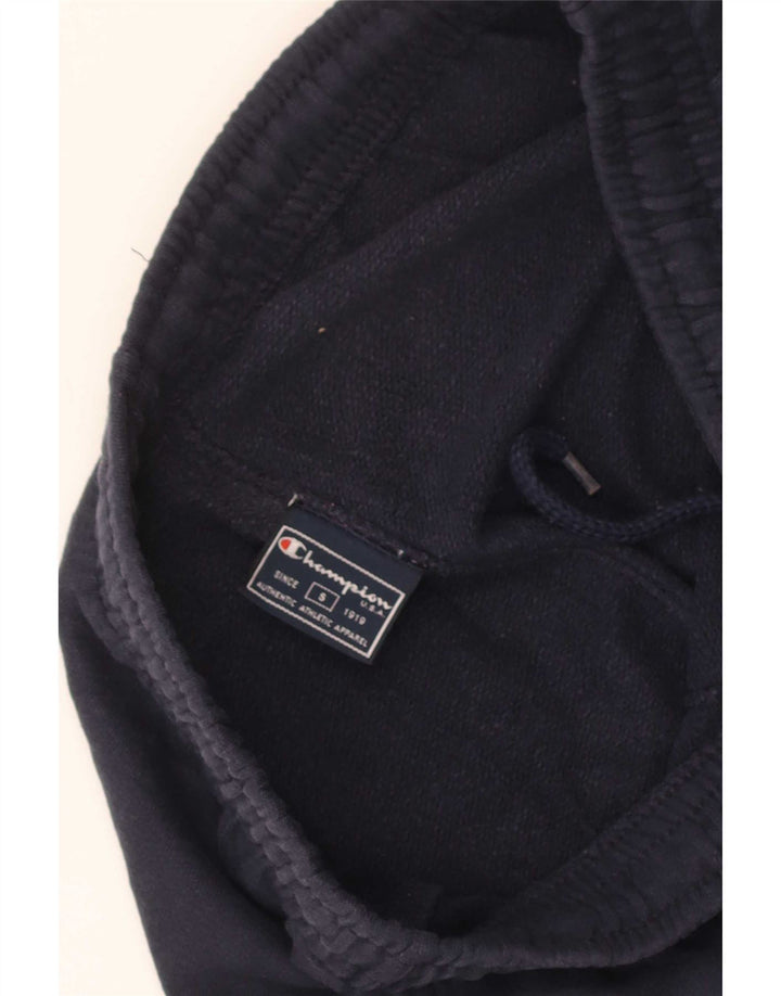Champion Mens Tracksuit Trousers Small Navy Blue Cotton