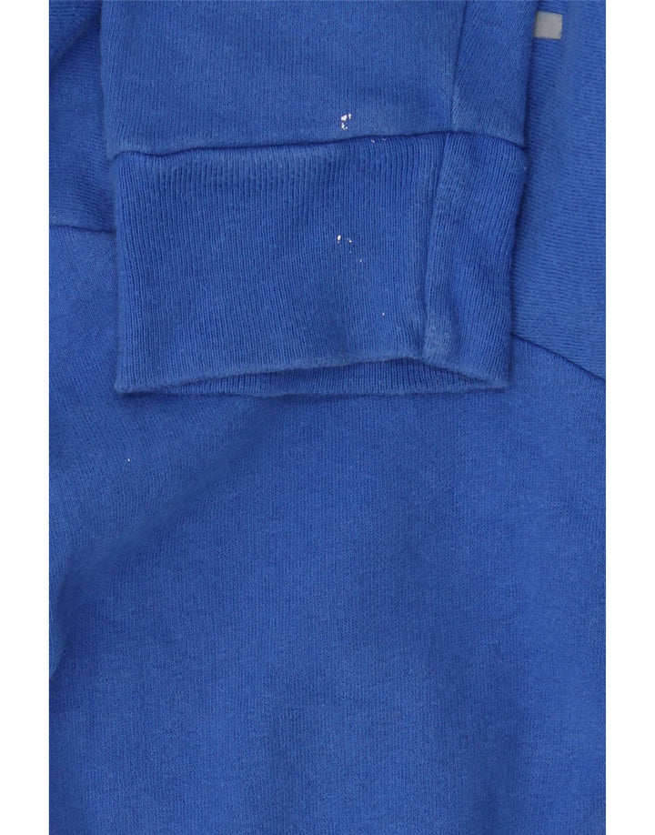 THE NORTH FACE Boys Graphic Zip Hoodie Sweater 10-11 Years Medium  Blue