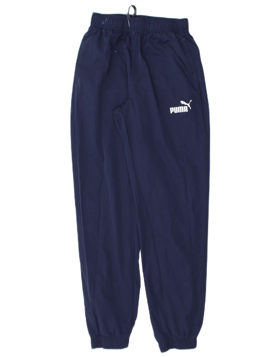 PUMA Mens Tracksuit Trousers Joggers Small  Navy Blue Polyester