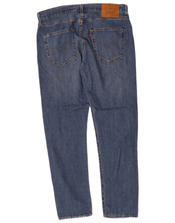Levi's Mens 512 Slim Tapered Jeans W33 L30 Blue Cotton