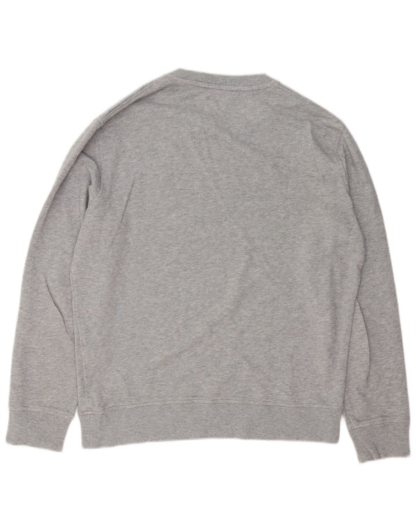 LEVI'S Mens Loose Fit Sweatshirt Jumper Small Grey Cotton
