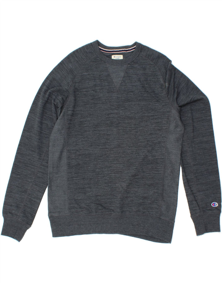 CHAMPION Mens Sweatshirt Jumper Medium Grey Cotton Vintage Champion and Second-Hand Champion from Messina Hembry 