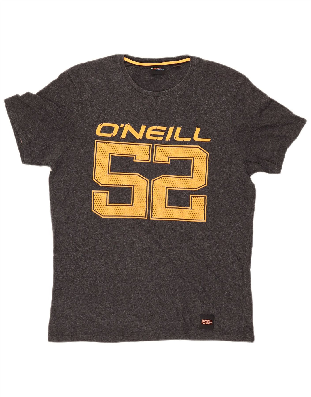 O'NEILL Mens Graphic T-Shirt Top Medium Grey Cotton