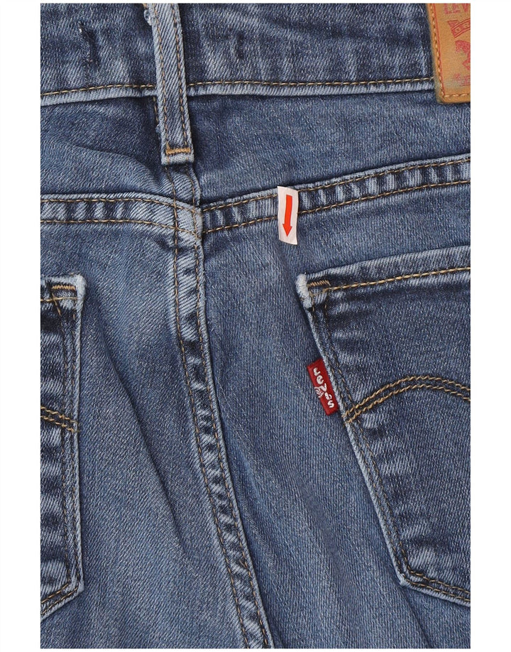 Levi's Womens 712 Slim Jeans W28 L32 Blue Lyocell