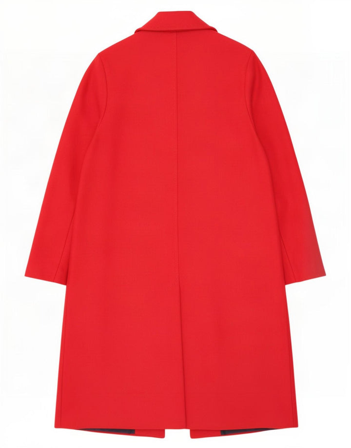 Zara Womens Overcoat UK 16 Large Red