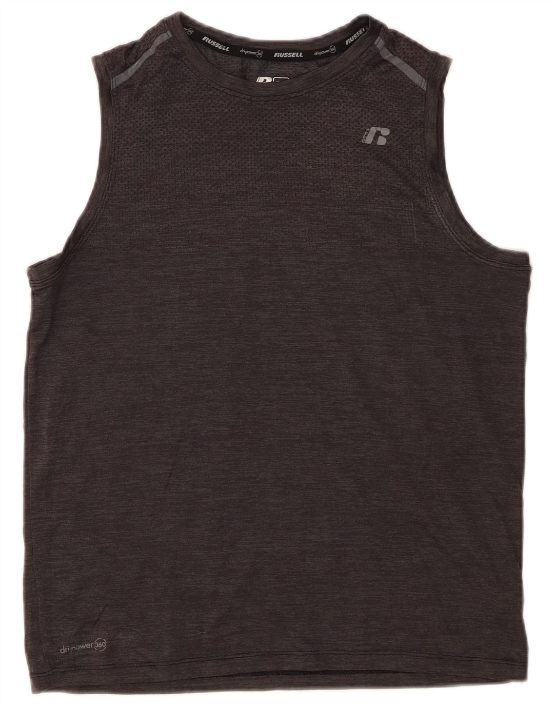 Russell Athletic Boys Vest Top 14-15 Years XL Grey Nylon