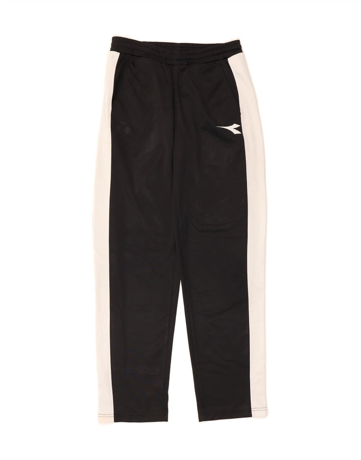 DIADORA Mens Tracksuit Trousers Medium  Black Colourblock Polyester Vintage Diadora and Second-Hand Diadora from Messina Hembry 