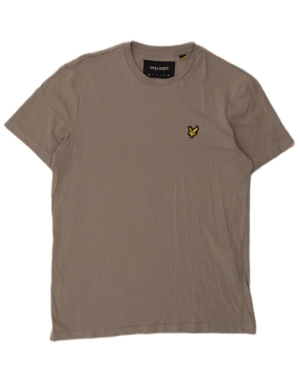 Lyle & Scott Mens T-Shirt Top XS Grey Cotton