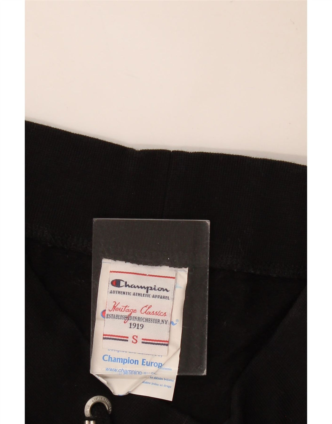 CHAMPION Womens Heritage Classics Tracksuit Trousers UK 8 Small Black