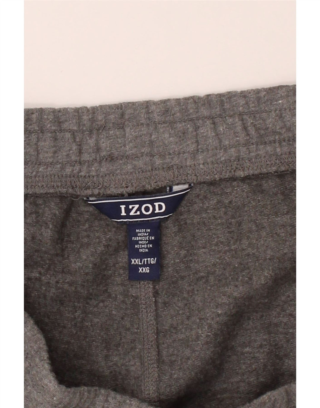 IZOD Mens Tracksuit Trousers 2XL  Grey Cotton Vintage Izod and Second-Hand Izod from Messina Hembry 
