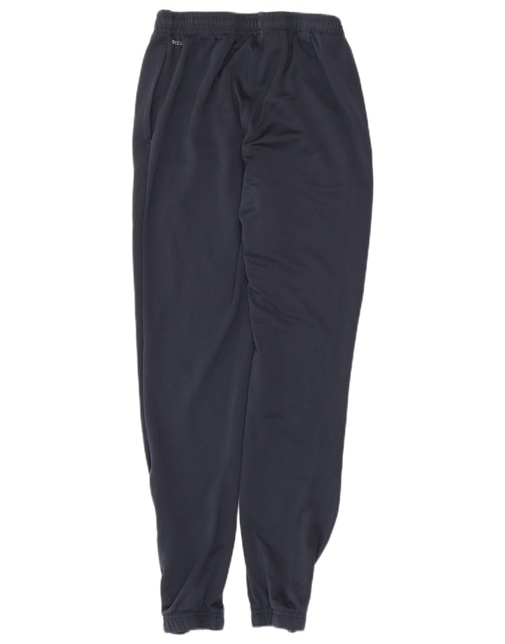 PUMA Mens Tracksuit Trousers Joggers Small Navy Blue Polyester