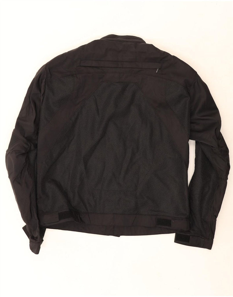 DAINESE Mens Racer Jacket IT 58 3XL Black Polyester Vintage Dainese and Second-Hand Dainese from Messina Hembry 