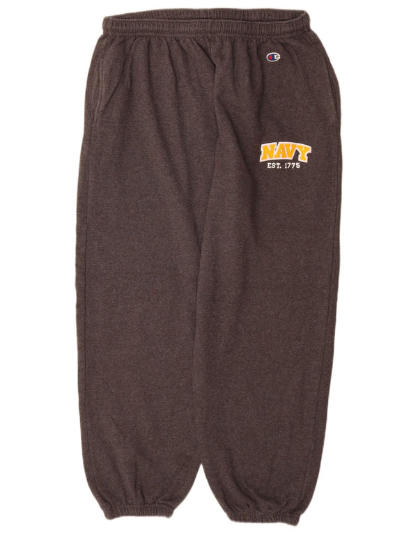 Champion Mens Graphic Tracksuit Trousers Joggers XL Grey Cotton