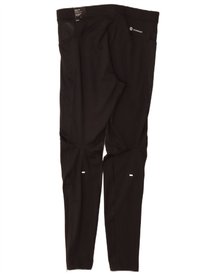 Adidas Womens Aeroready Leggings UK 12 Medium  Black Polyester