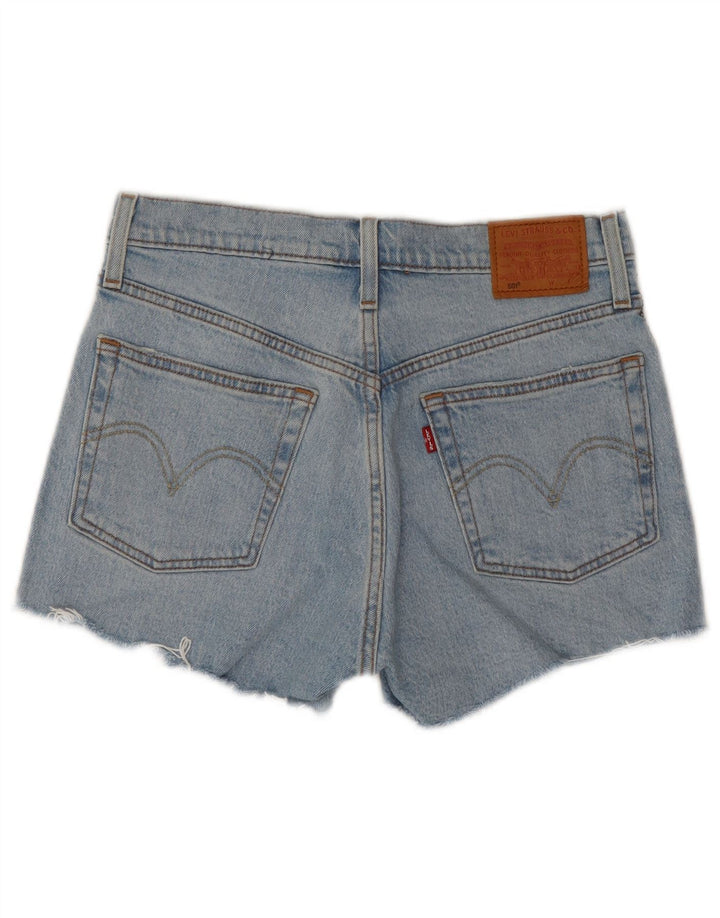LEVI'S Womens 501 Denim Shorts W28 Medium Blue