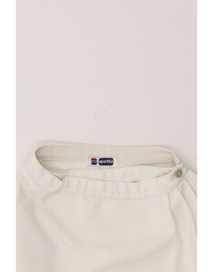 SPORTFUL Womens Mini Skirt W22 2XS White Vintage Sportful and Second-Hand Sportful from Messina Hembry 