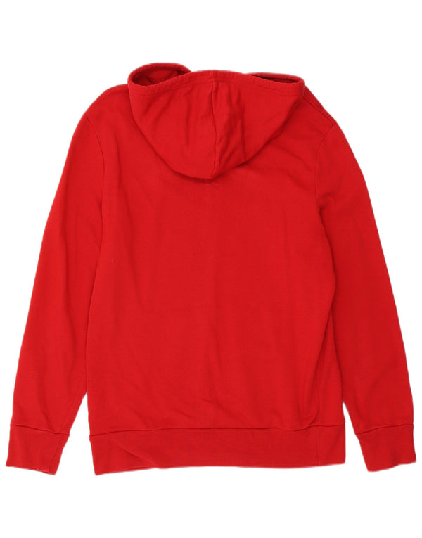 Levi's Mens Graphic Hoodie Jumper Medium Red Cotton