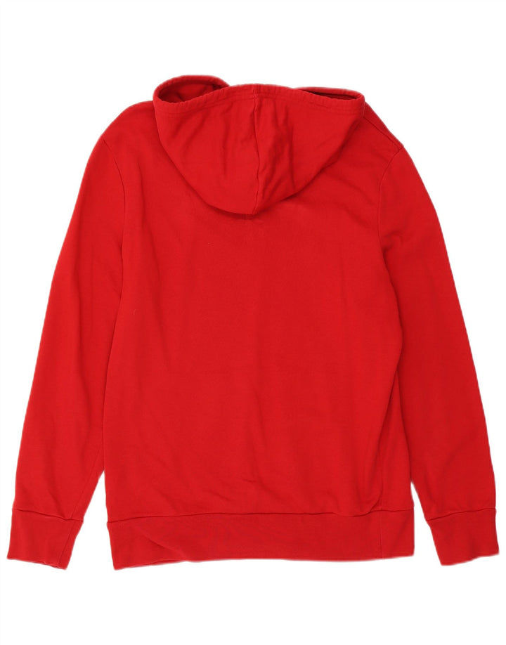 Levi's Mens Graphic Hoodie Jumper Medium Red Cotton