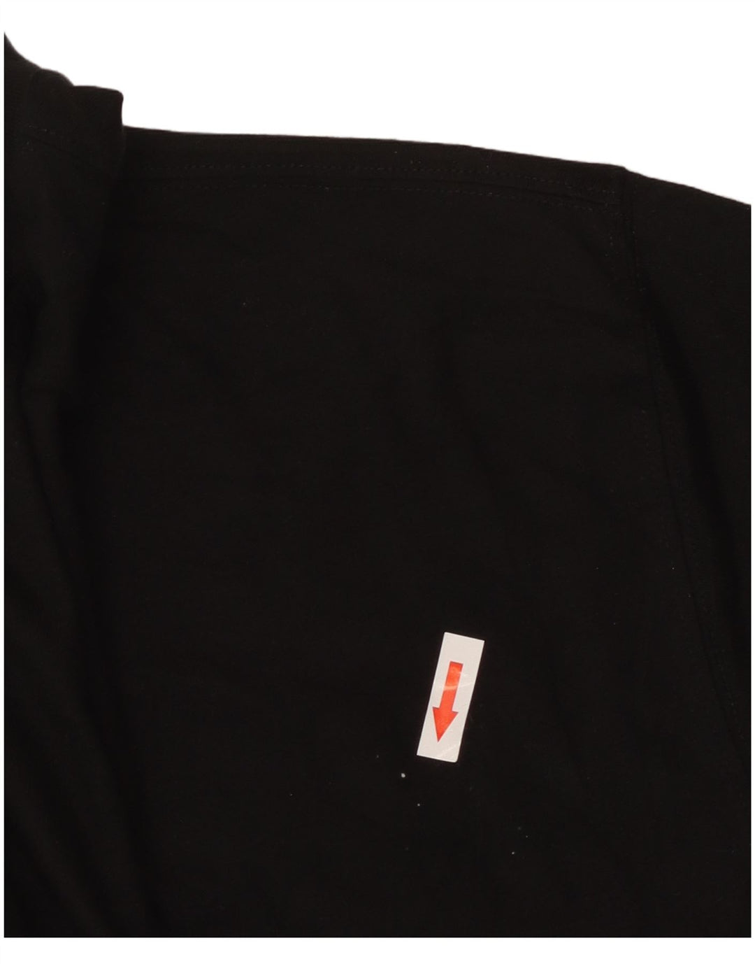 H&M Womens Crop T-Shirt Top UK 14 Medium Black Cotton