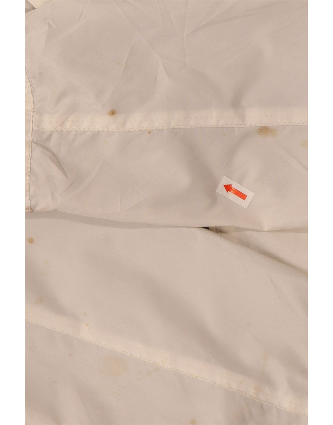 SERGIO TACCHINI Womens Rain Jacket IT 42 Medium White Polyester