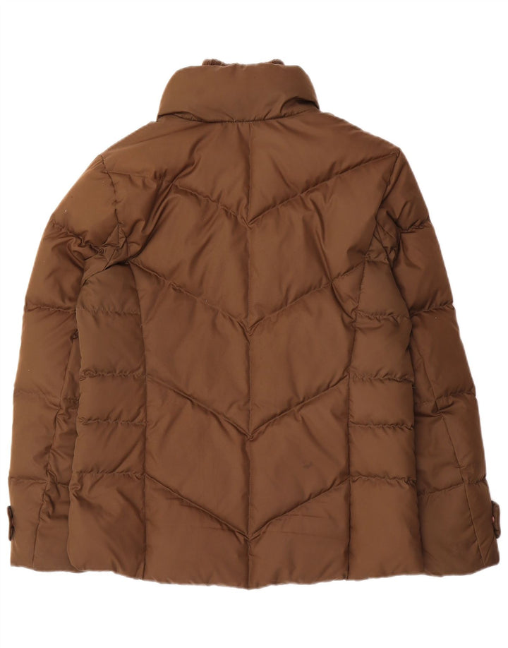 ESPRIT Womens Padded Jacket UK 14 Medium Brown Polyamide