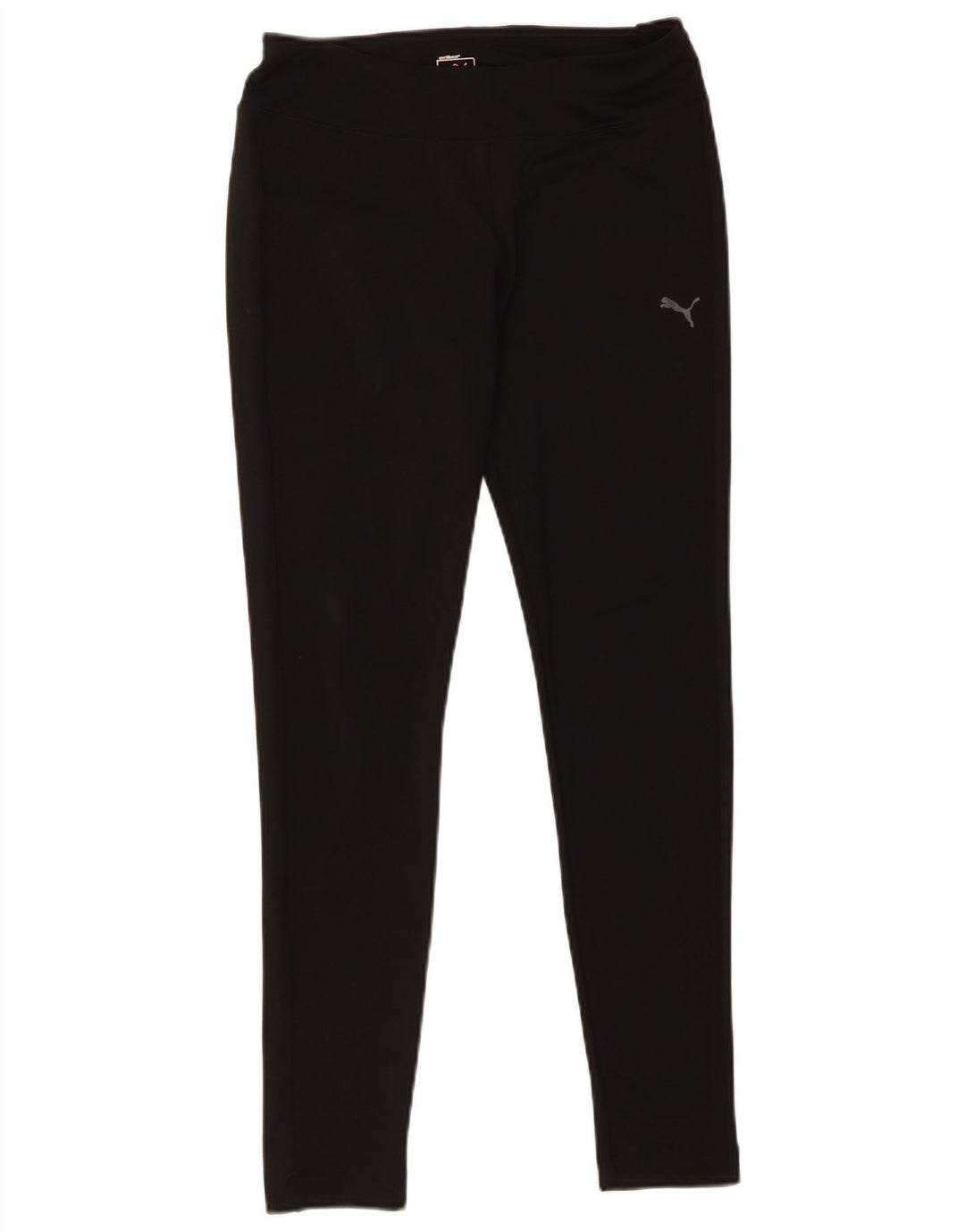 Puma Womens Leggings UK 12 Medium Black Polyester