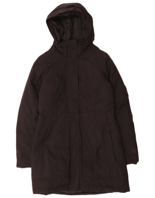 The North Face Womens Hooded Padded Coat UK 10 Small Black Polyester