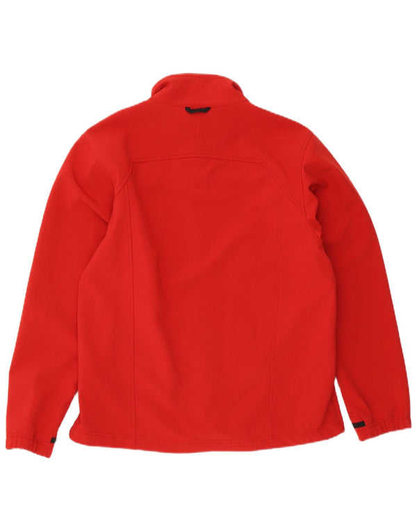 Jack Wolfskin Mens Tracksuit Top Jacket UK 40/42 Large Red Polyester