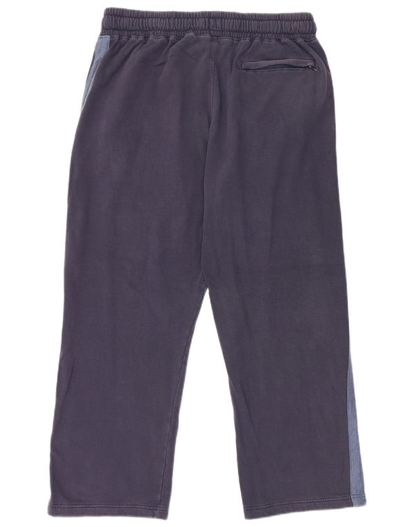 Marks & Spencer Mens Tracksuit Trousers XL W38 L29 Navy Blue Colourblock