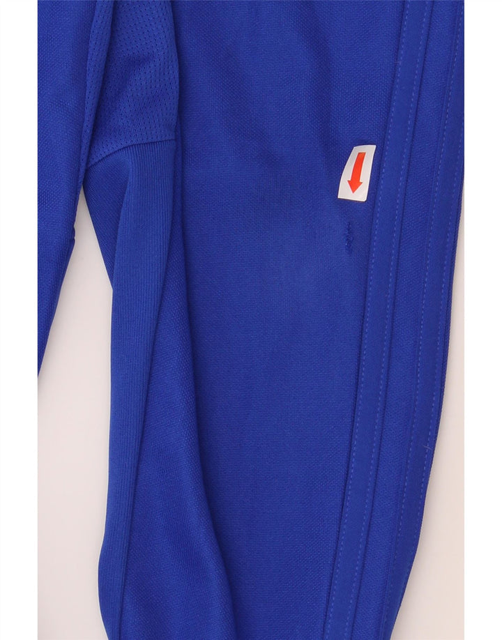ADIDAS Boys Climacool Tracksuit Trousers 9-10 Years Blue Polyester Vintage Adidas and Second-Hand Adidas from Messina Hembry 