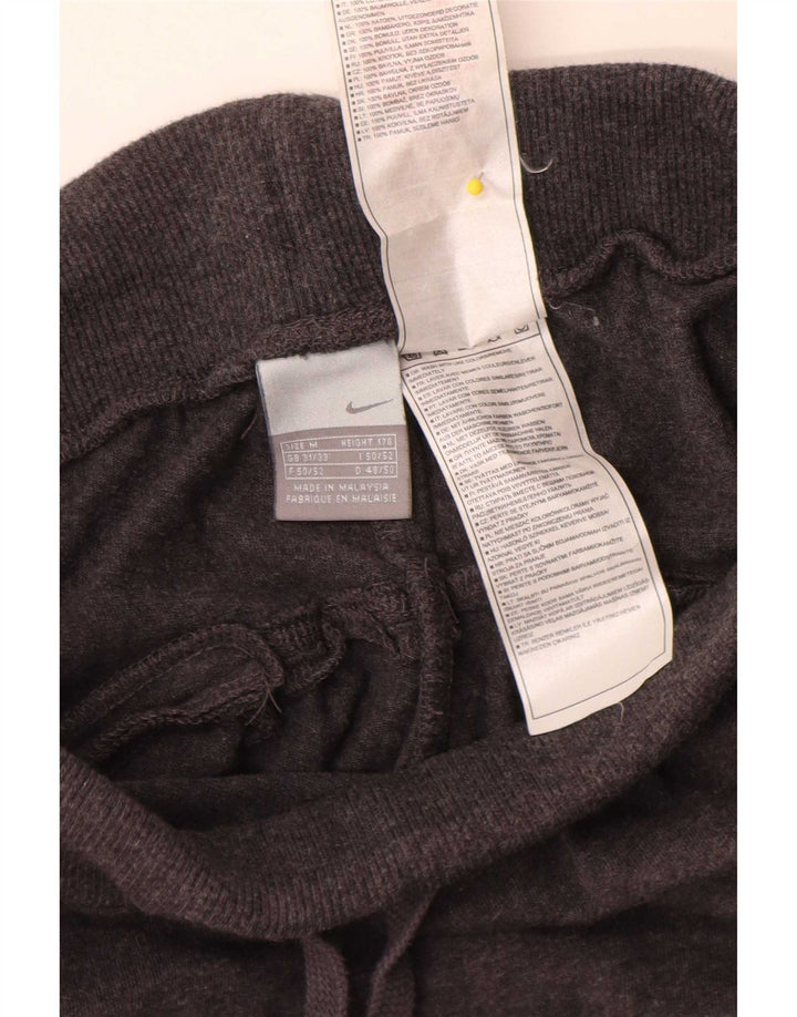 Nike Womens Tracksuit Trousers Medium Grey Cotton
