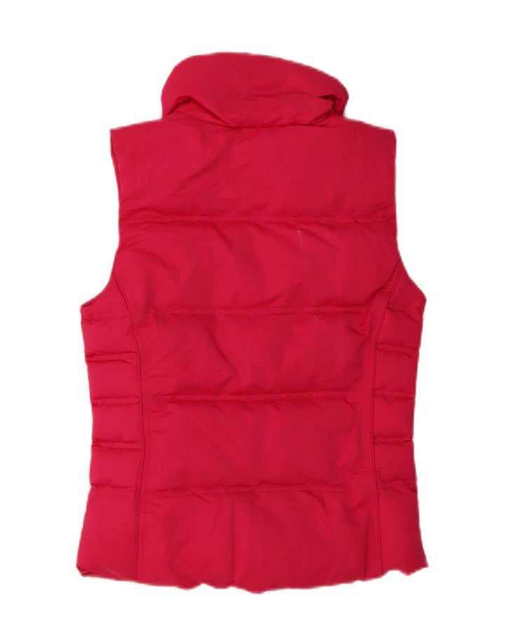 Adidas Womens Padded Gilet UK 6 XS Pink Polyester