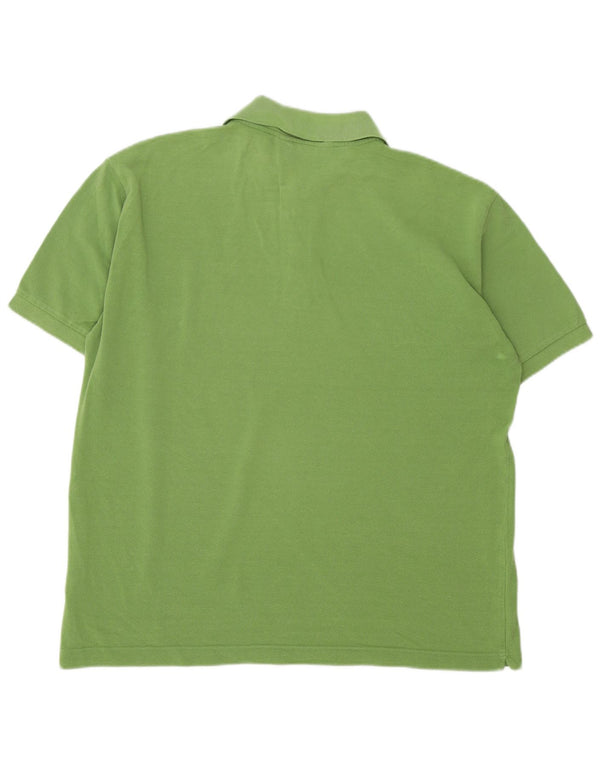 Kappa Mens Polo Shirt Large Green Cotton