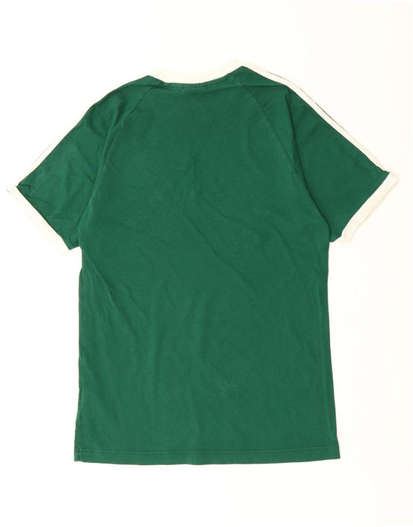 ADIDAS Mens T-Shirt Top Small Green Cotton