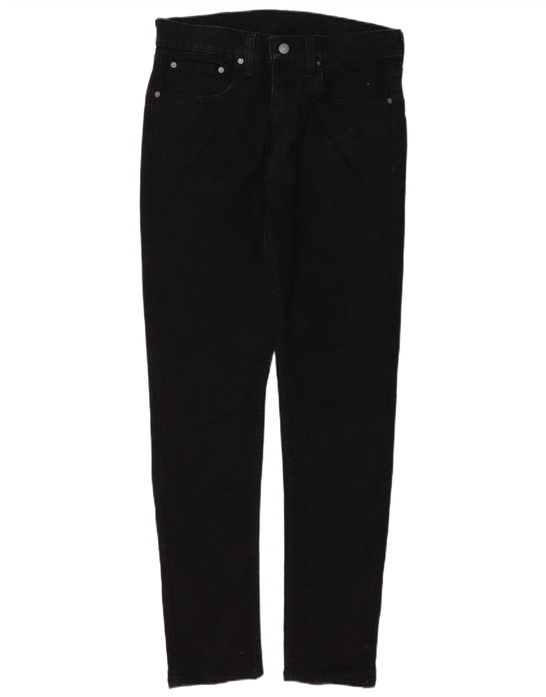 LEVI'S Mens 512 Slim Tapered Jeans W34 L32 Black Cotton