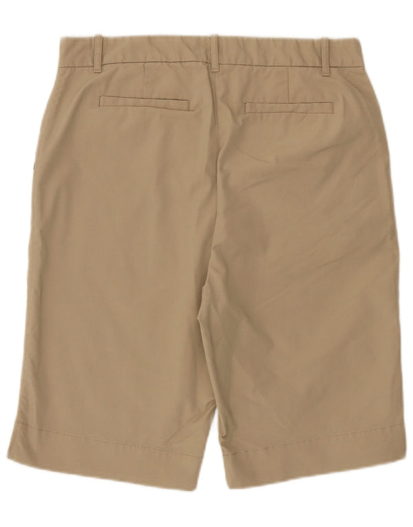 Marks & Spencer Womens Chino Shorts UK 14 Large W32 Beige Cotton