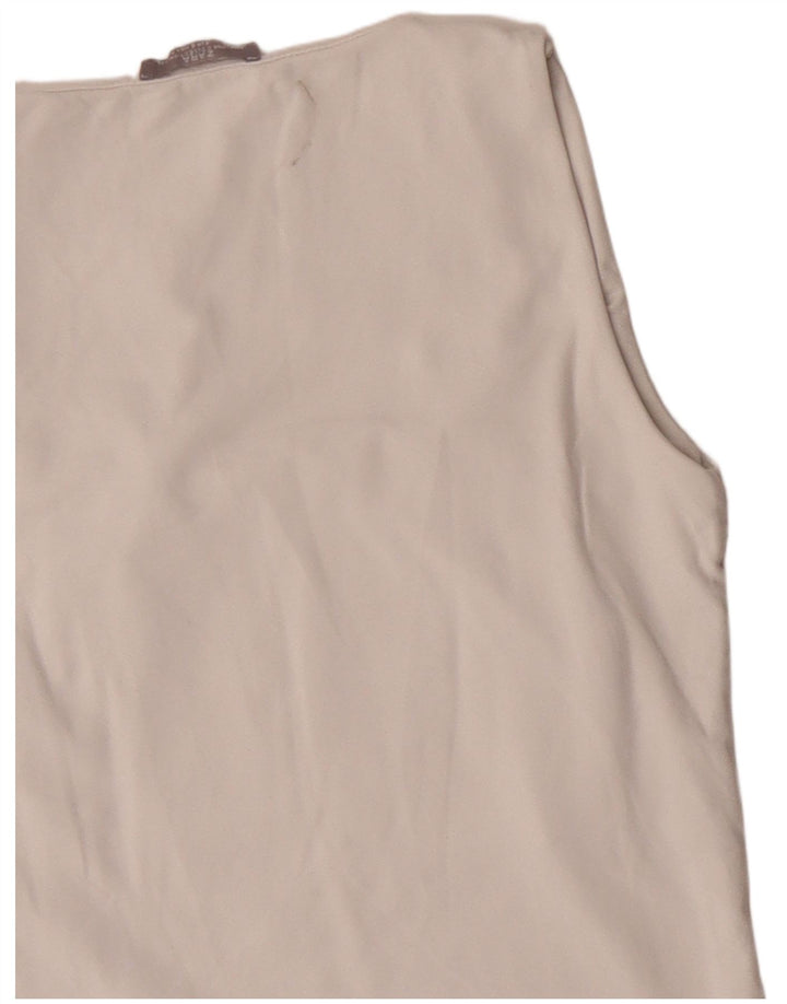 Zara Womens Vest Top UK 8 Small White