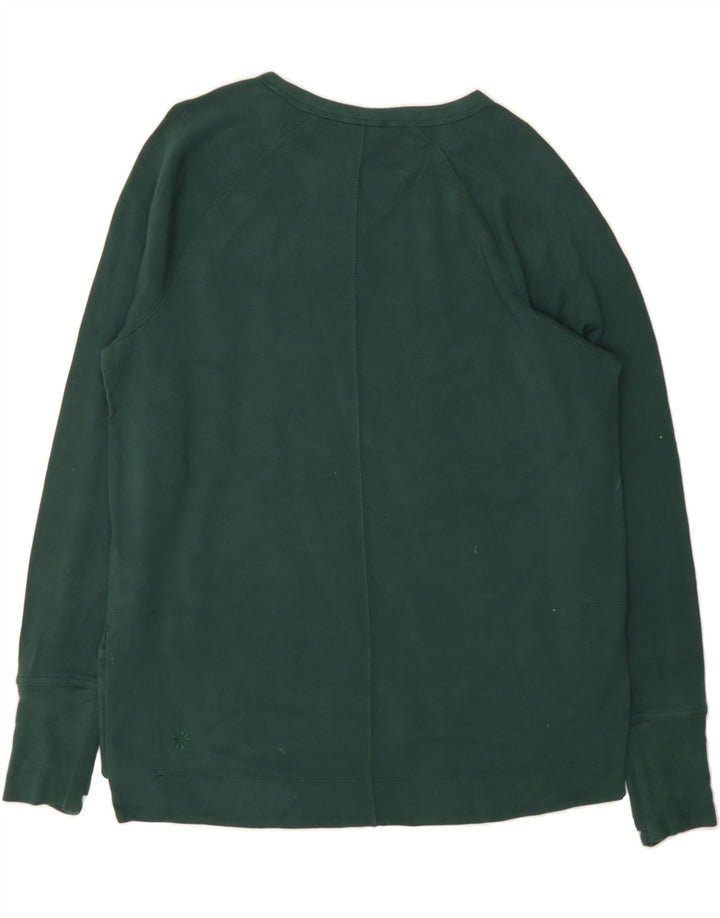 ATHLETA Womens Sweatshirt Jumper UK 10 Small Green Vintage Athleta and Second-Hand Athleta from Messina Hembry 
