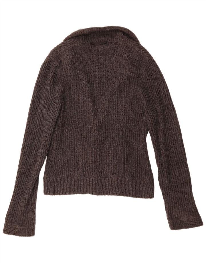 Timberland Womens Cardigan Sweater UK 12 Medium Grey