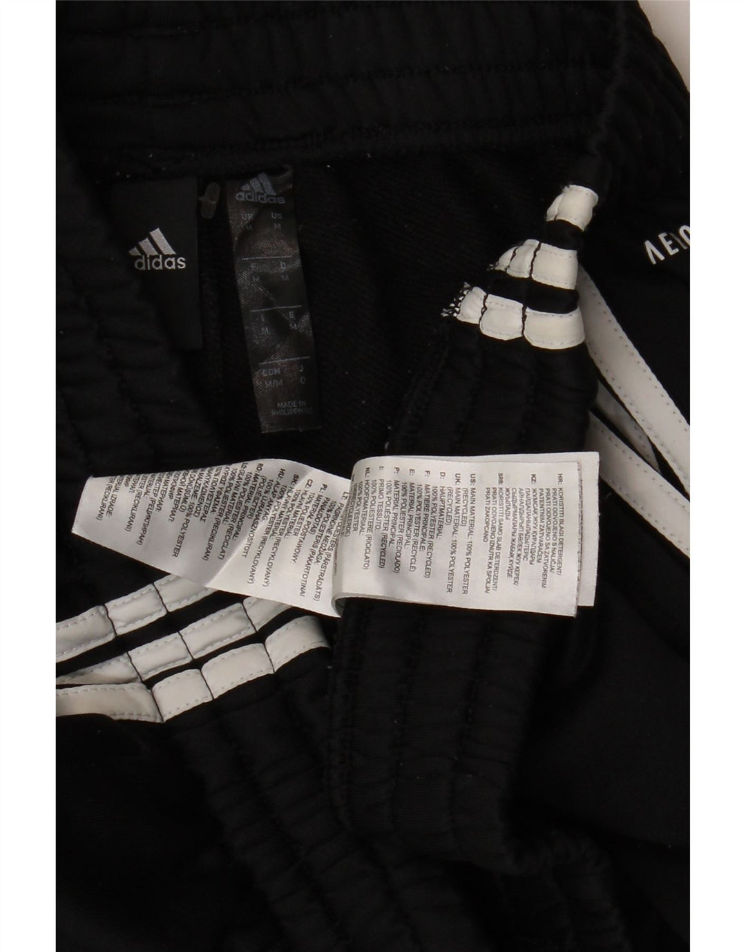 ADIDAS Mens Aeroready Tracksuit Trousers Medium  Black Polyester