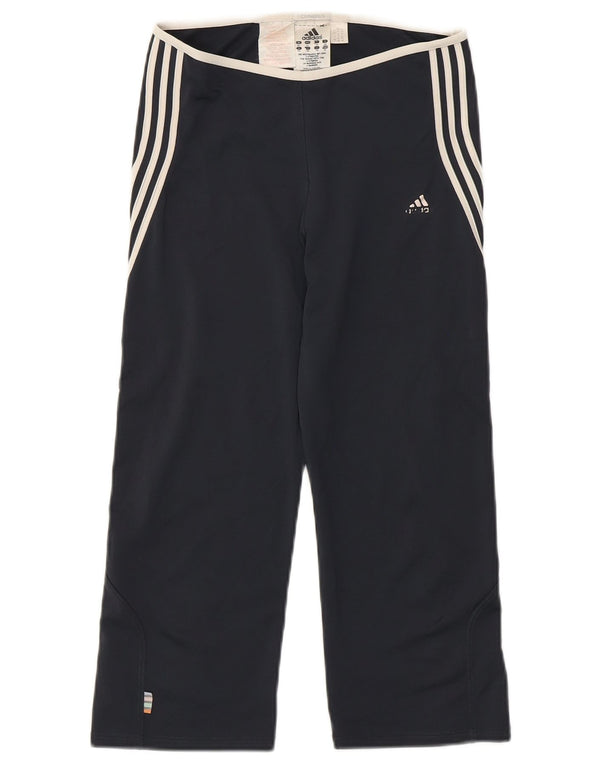 ADIDAS Boys Clima 365 Tracksuit Trousers 13-14 Years Navy Blue Polyester