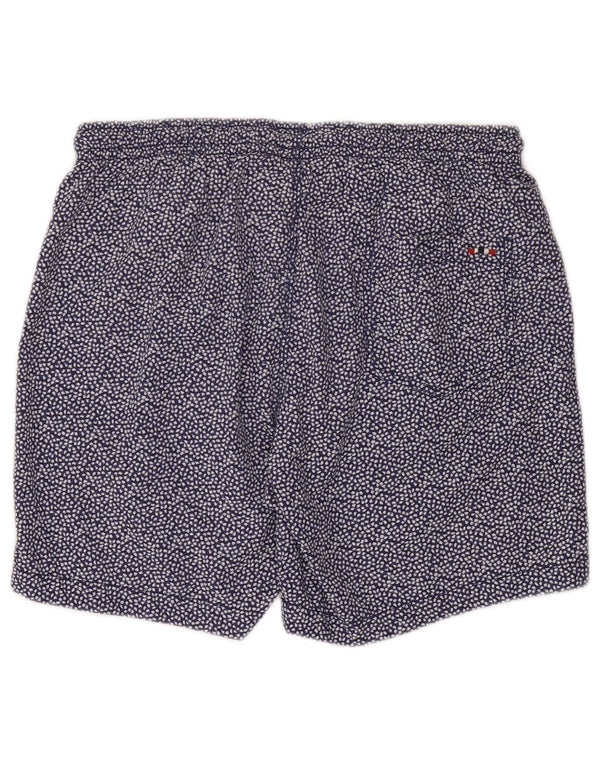 Napapijri Mens Geographic Swimming Shorts Medium  Navy Blue Spotted