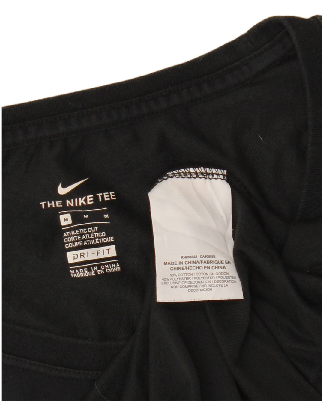 NIKE Womens Colorado Spirit Graphic T-Shirt Top UK 12 Medium Black Cotton