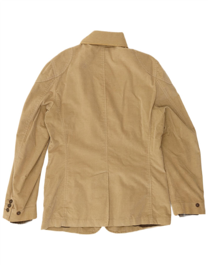 Belstaff Mens Blazer Jacket UK 36 Small Beige Cotton