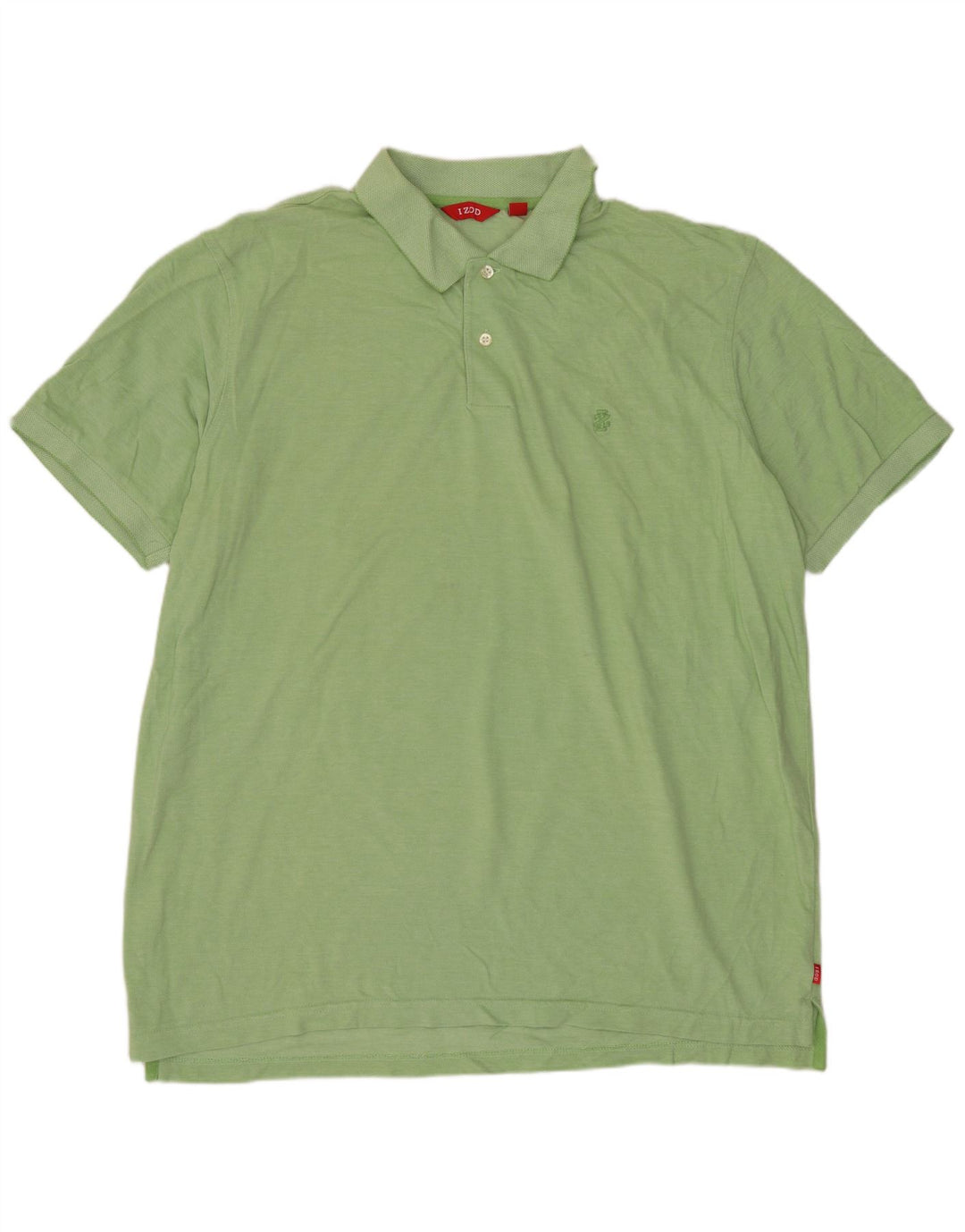 IZOD Mens Polo Shirt XL Green Cotton