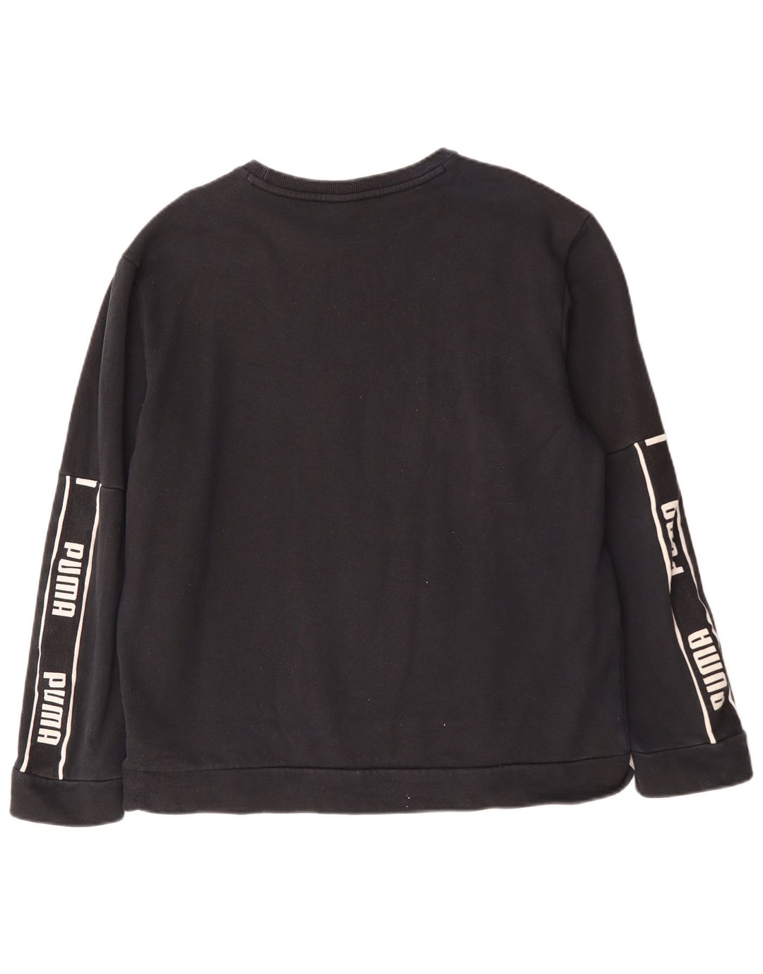 Puma Mens Graphic Sweatshirt Jumper Large Black Cotton