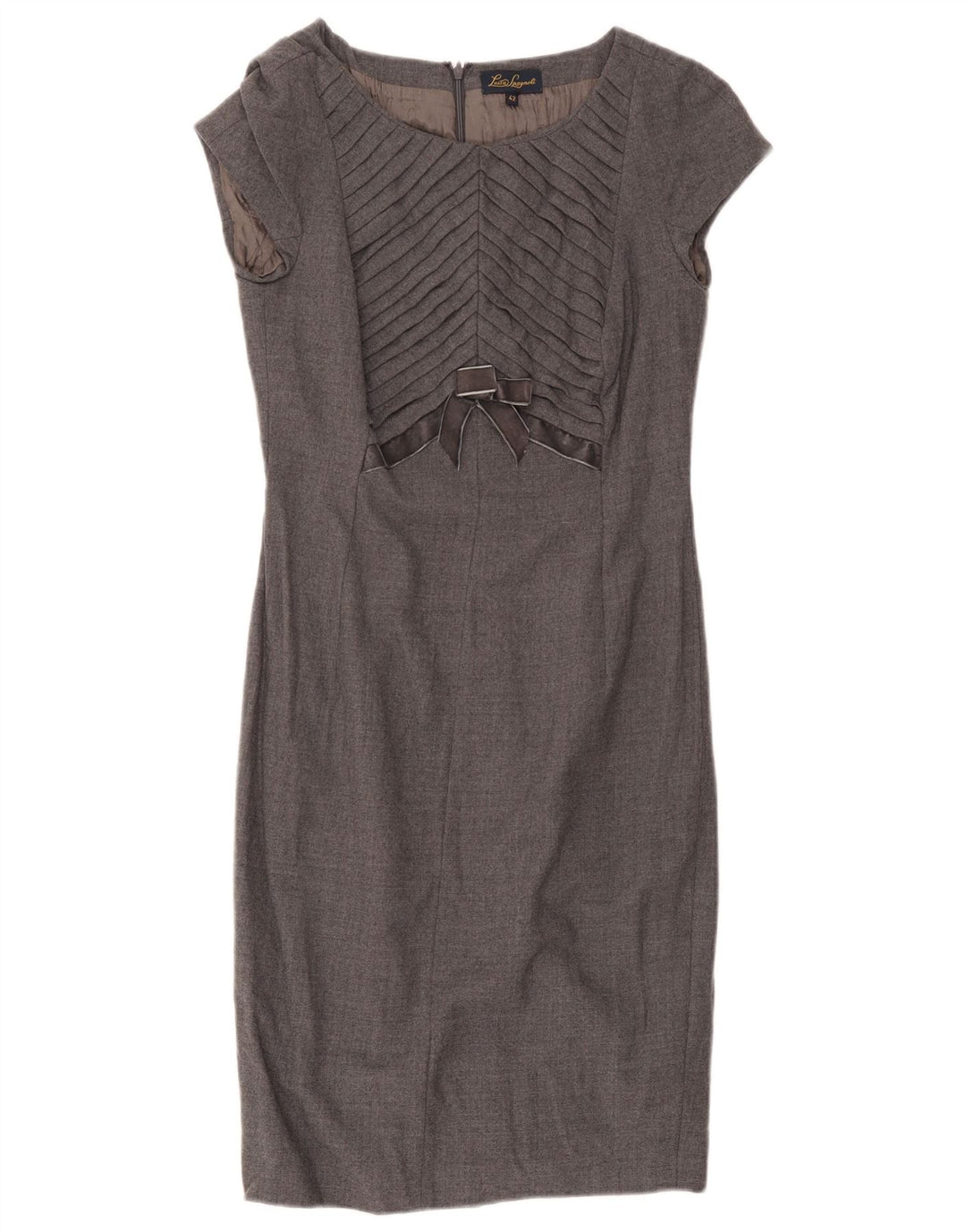 Luisa Spagnoli Womens Sheath Dress IT 42 Medium Grey