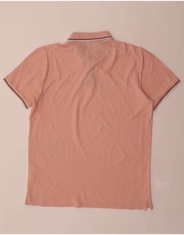 CHAMPION Mens Polo Shirt XL Pink Cotton